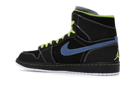 Jordan 1 Retro High Black Cyber Blue Sapphire