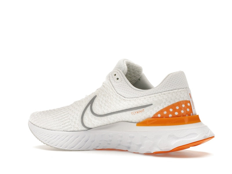 Nike React Infinity Run Flyknit 3 White Grey Kumquat