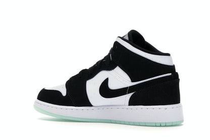 Jordan 1 Mid White Black Teal Tint (GS)
