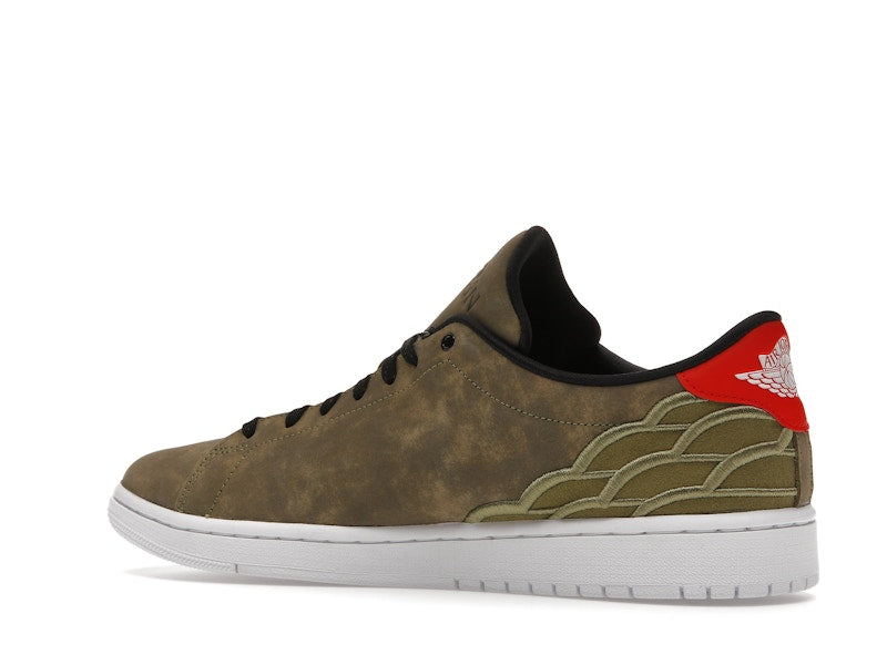 Jordan 1 Centre Court Oil Green