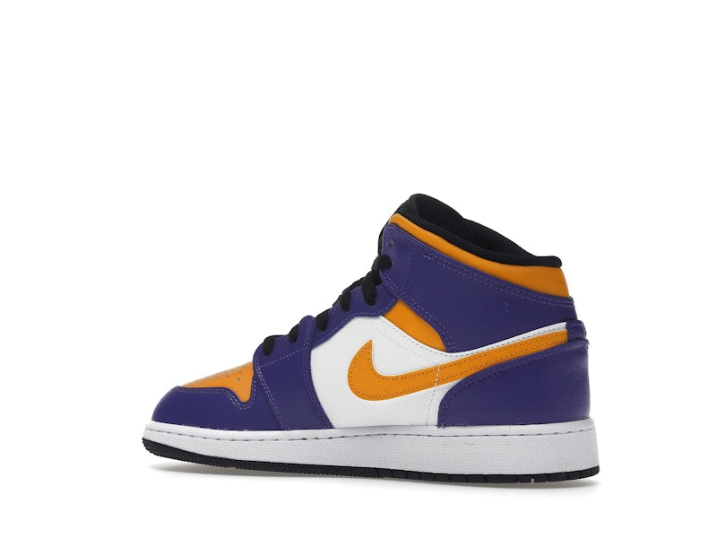 Jordan 1 Mid Lakers (2022) (GS)