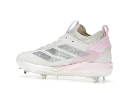 adidas Adizero Instinct+ 2.0 Chalk White Silver Metallic Clear Pink (Women's)