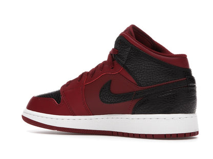Jordan 1 Mid Team Red Black White (GS)