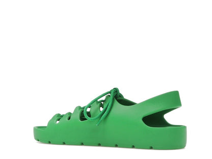 Bottega Veneta Jelly Lace Up Sandal Green (Women's)