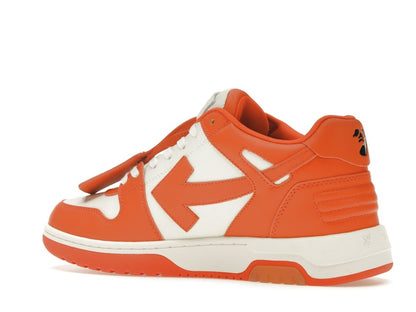 OFF-WHITE Out Of Office OOO Low Tops White Orange