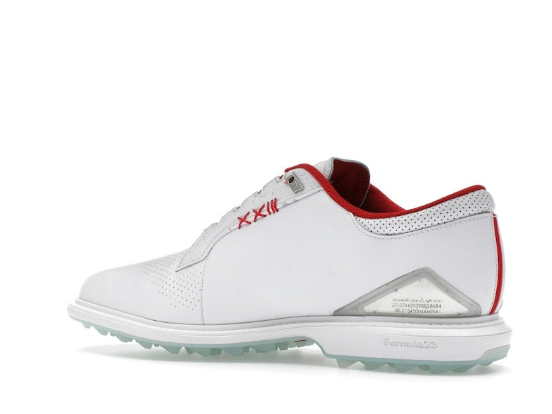 Jordan ADG 5 White Metallic Silver Blue Tint Fire Red (Wide)