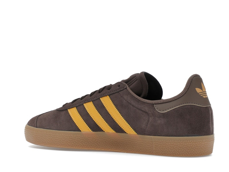 adidas Gazelle ADV Dark Brown Preloved Yellow