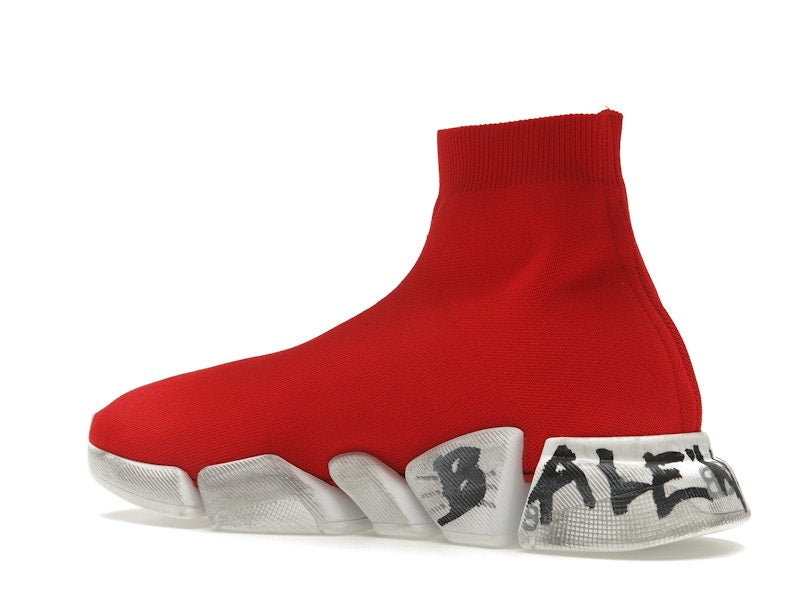 Balenciaga Speed 2.0 Graffiti Red White