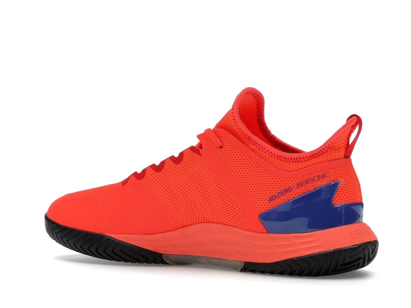 adidas Adizero Ubersonic 4 Solar Red Silver Metallic Lucid Blue