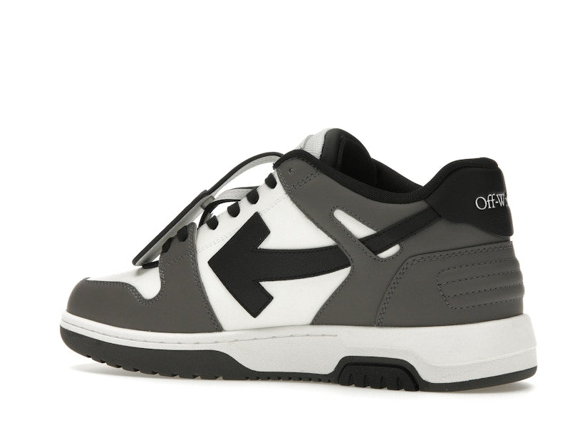OFF-WHITE Out Of Office OOO Low Tops Dark Gray Black