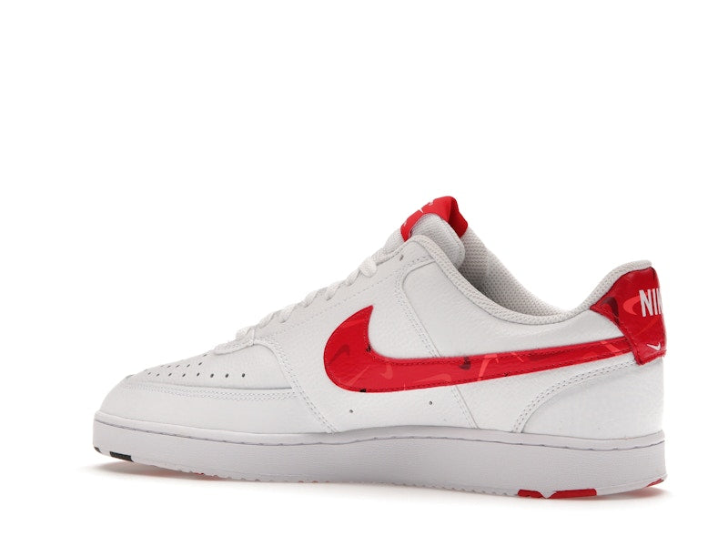 Nike Court Vision Low Swoosh Print Red