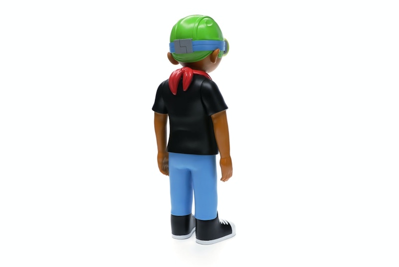 Hebru Brantley x Mindstyle Fly Boy Black Tee Vinyl Figure Multi