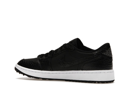 Jordan 1 Retro Low Golf Black Croc