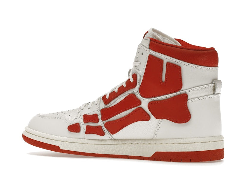 AMIRI Skel Panelled High Top White Red