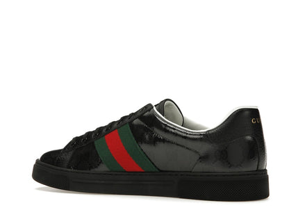 Gucci Ace GG Crystal Canvas Black