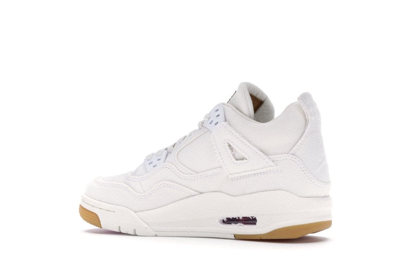 Jordan 4 Retro Levi's White (GS) (Levi's Tag)