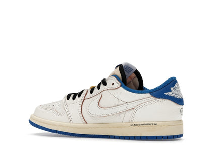 Jordan 1 Retro Low OG SP Fragment x Travis Scott Sail Military Blue (PS)