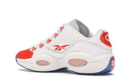 Reebok Question Low Patent Toe Orange