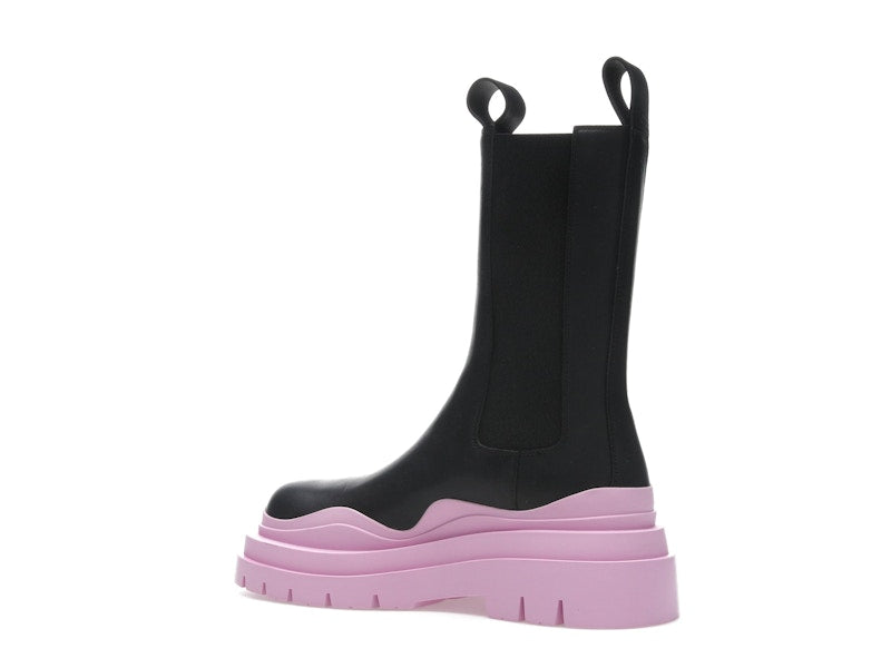 Bottega Veneta Tire Chelsea Boot Black Gloss (Women's)