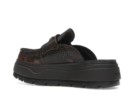 Jordan Mule Croc Velvet Brown (Women's)