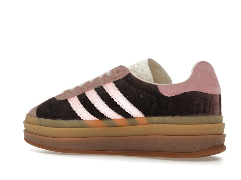 adidas Gazelle Bold Shadow Brown Warm Clay Glow Pink (Women's)