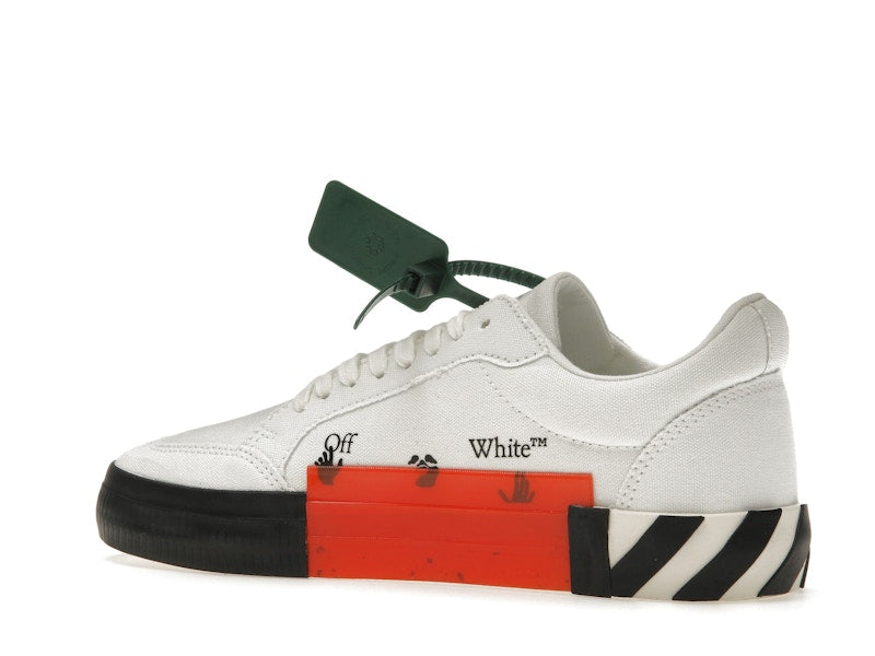 OFF-WHITE Low Vulcanized Canvas White Blue
