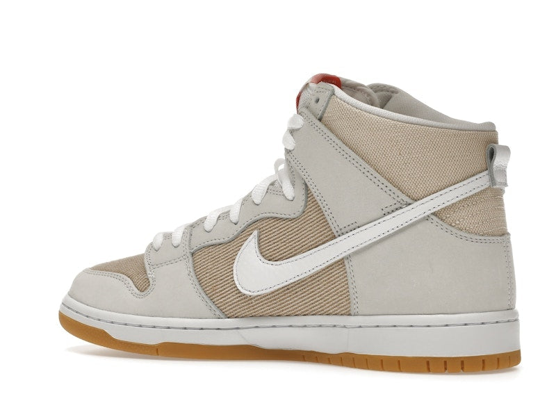 Nike SB Dunk High Pro ISO Orange Label Unbleached Natural