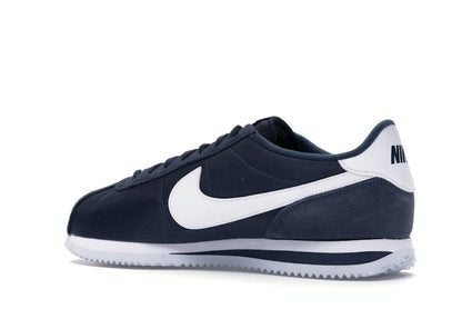 Nike Cortez Basic Nylon Obsidian White-Metallic Silver
