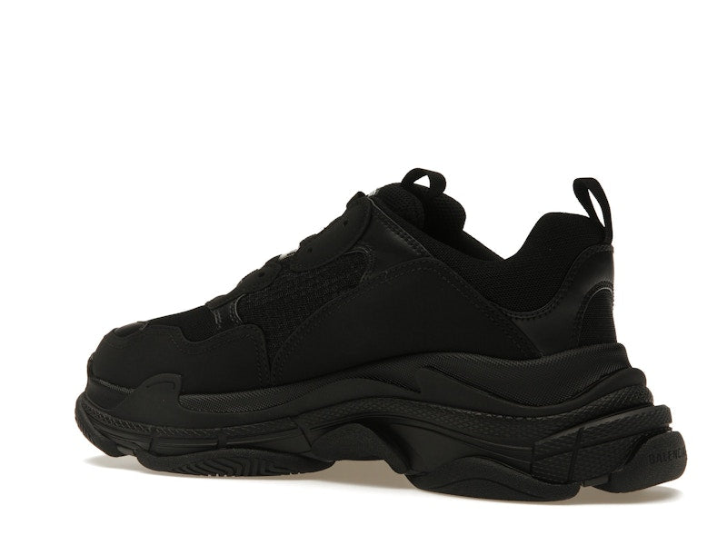 Balenciaga Triple S Black White Laces