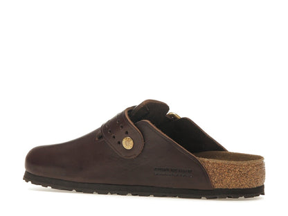 Birkenstock Boston Bold Leather Roast Brown