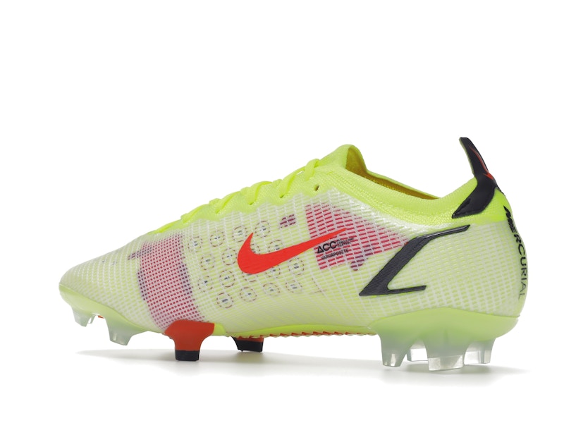 Nike Mercurial Vapor 14 Elite FG Volt Black Bright Crimson