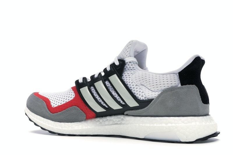 adidas Ultra Boost S&L White Grey Scarlet