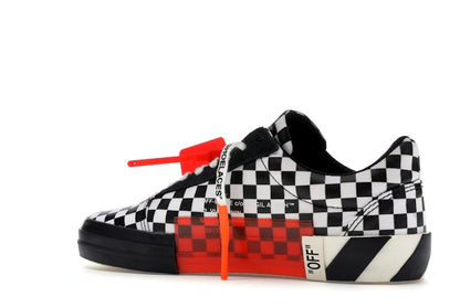 OFF-WHITE Vulc Low Checkered Black White