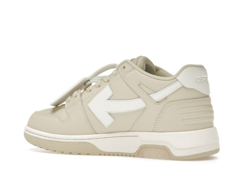 OFF-WHITE Out Of Office OOO Low Tops Angora White