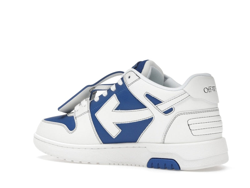 OFF-WHITE Out Of Office OOO Low Tops White Dark Blue