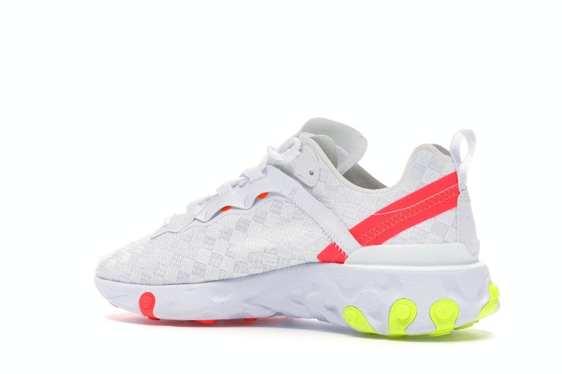 Nike React Element 55 White Crimson Volt