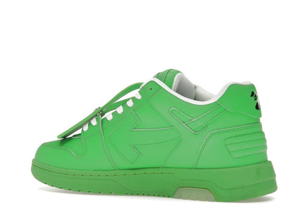 OFF-WHITE Out Of Office OOO Low Tops Green White
