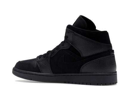 Jordan 1 Mid Black Dark Smoke Grey