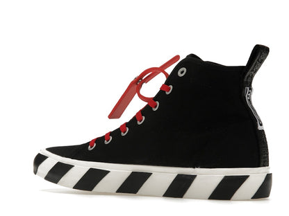 OFF-WHITE Vulcanized Hi Black Red Canvas