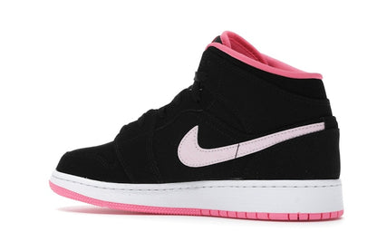 Jordan 1 Mid Black Digital Pink (GS)