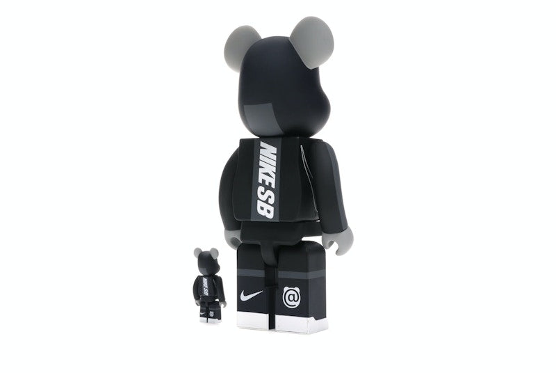Bearbrick Nike SB 100% & 400% Set Black