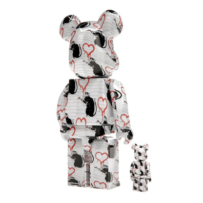Bearbrick Love Rat 100% & 400% Set