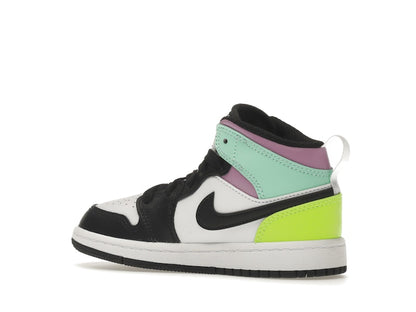 Jordan 1 Mid Pastel Black Toe (PS)
