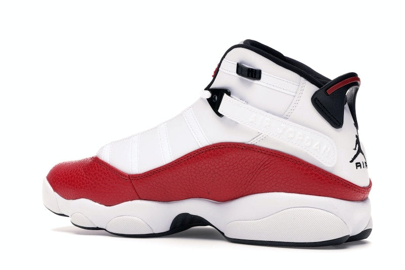 Jordan 6 Rings White University Red