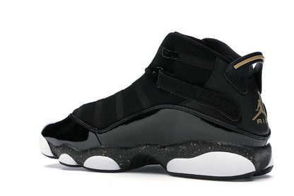 Jordan 6 Rings Black Metallic Gold White