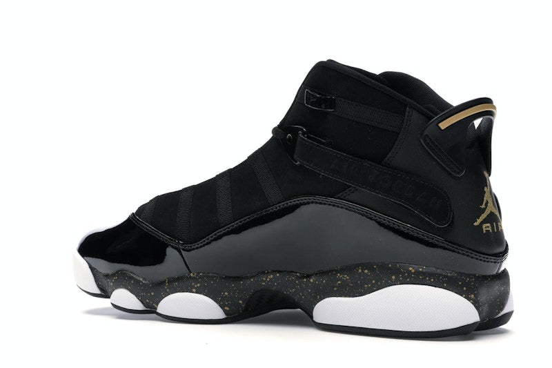 Jordan 6 Rings Black Metallic Gold White