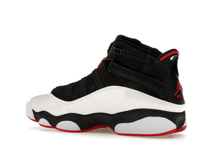 Jordan 6 Rings Black White Varsity Red