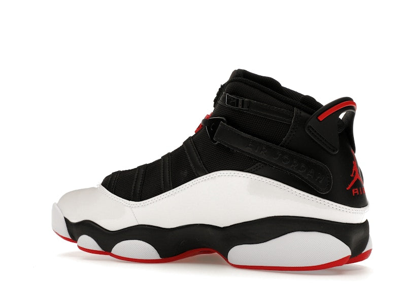 Jordan 6 Rings Black White Varsity Red