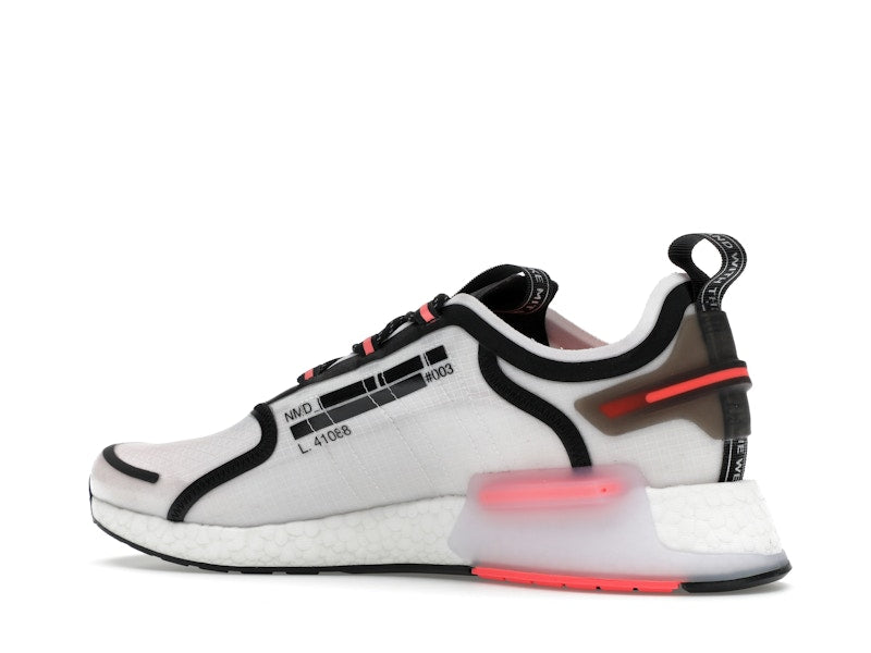 adidas NMD R1 V3 White Matte Silver Crimson