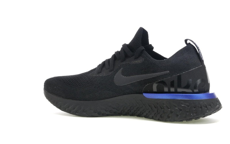 Nike Epic React Flyknit Black Racer Blue (Women's)